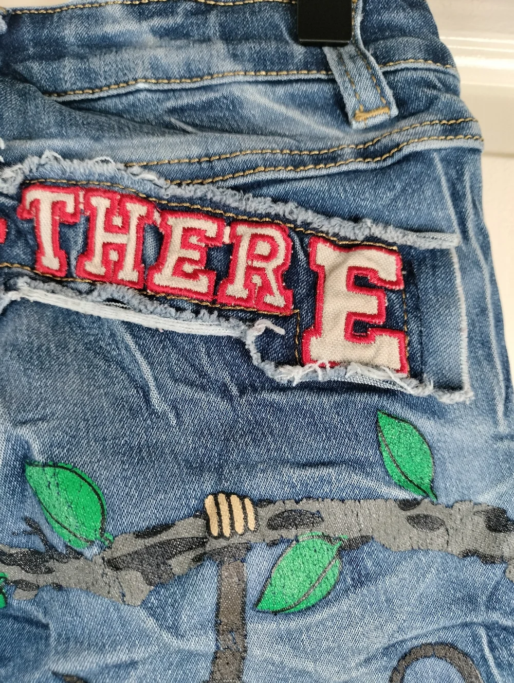 Rocking Style Toddler Boys Patchwork Distressed Moto Jeans 4T Sloth Just Hanging